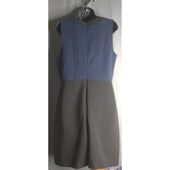 41 Hawthorn Sarya Ponte Knit Dress Navy & Black Tank Cut Out Details Size Large - Picture 9 of 10
